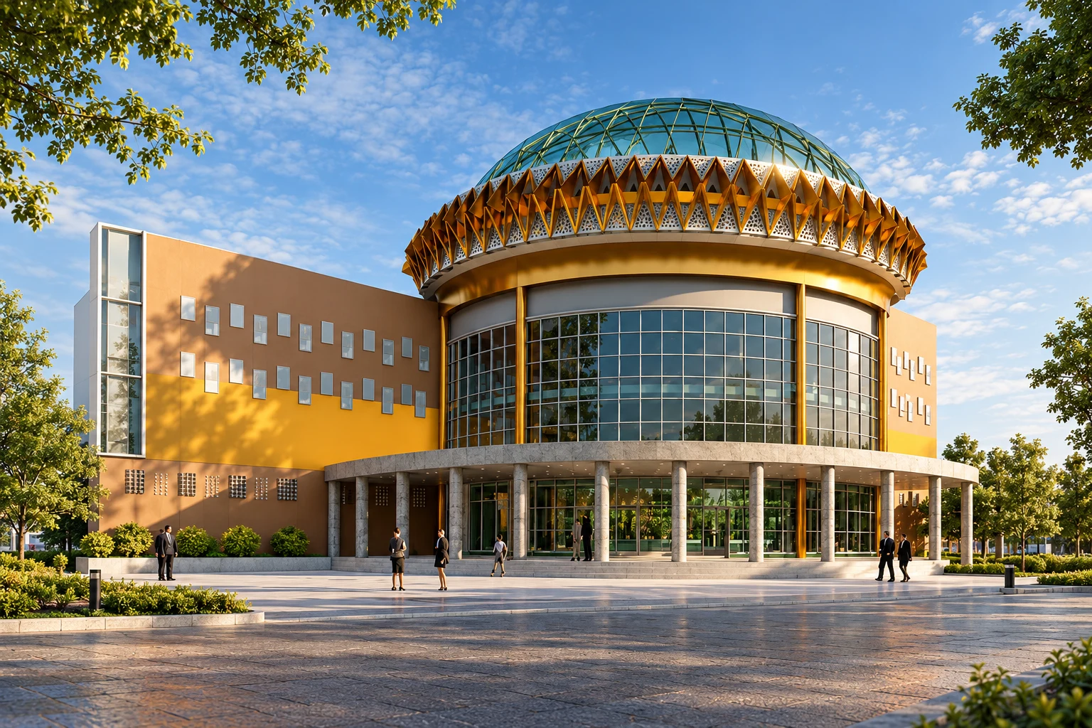 Golden Dome — visualisation architecturale